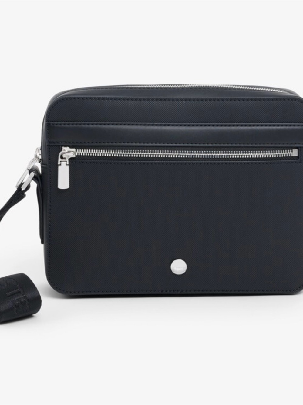 Lacoste Langon Black Petit Pique Men's clutch bag
